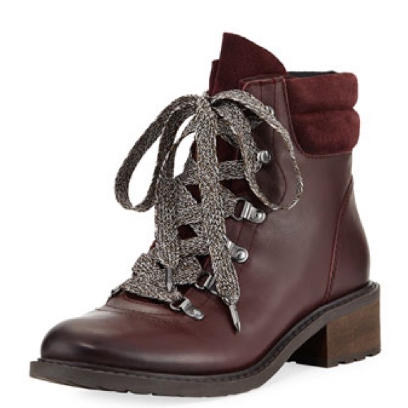 EUC Sam Edelman Darrah Velutto Lace-Up Boot - Picture 1 of 6
